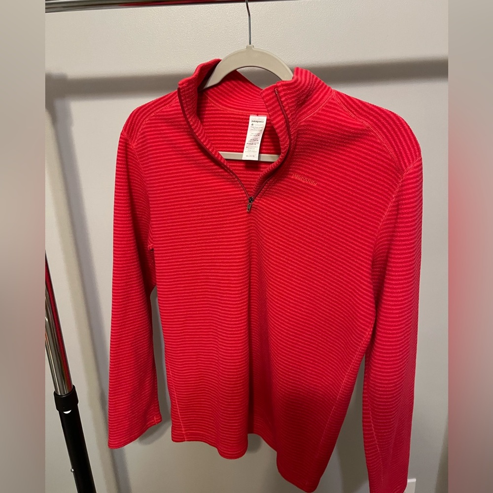 Kid’s Patagonia Pink Striped Fleece Size XXL